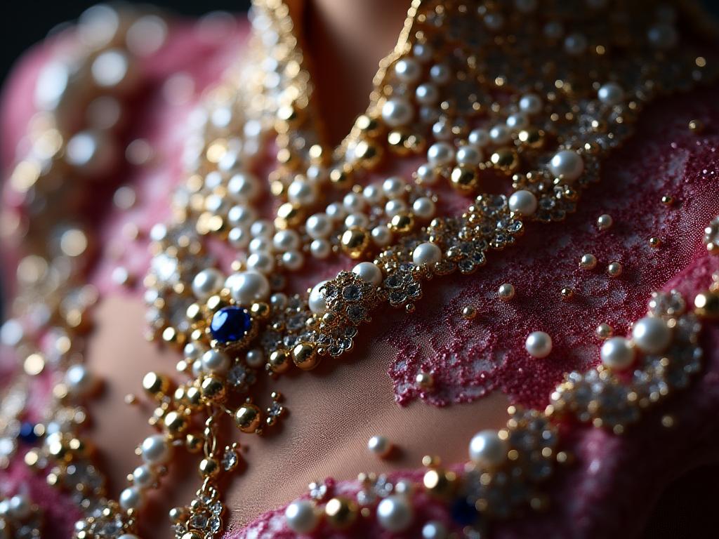 Broderies et ornements de luxe pour costumes
