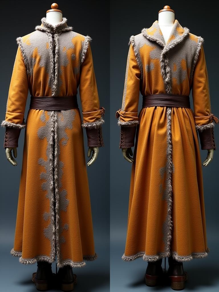 Restauration costume Witcher avant-après